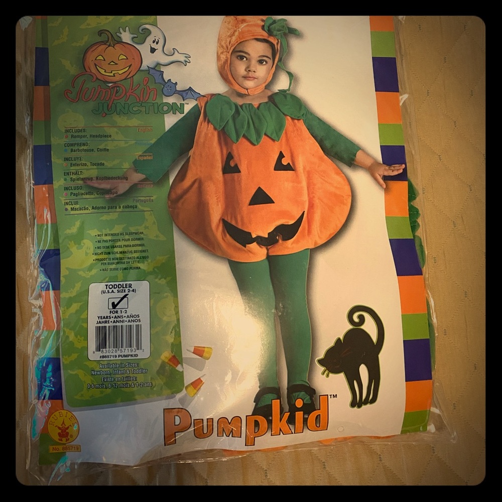 Toddler Pumpkin Halloween Costume